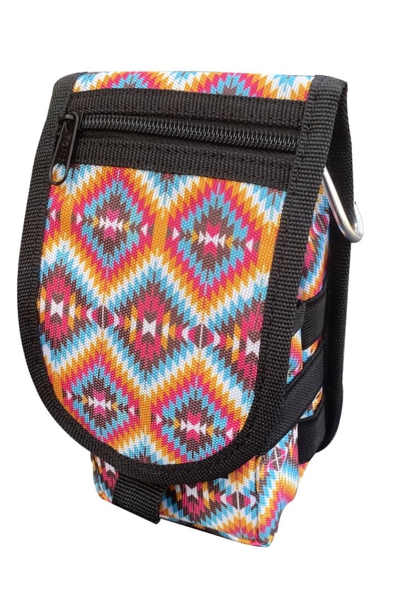 Bright Pink Aztec Print Cordura Nylon Cell Phone/Accessory Case