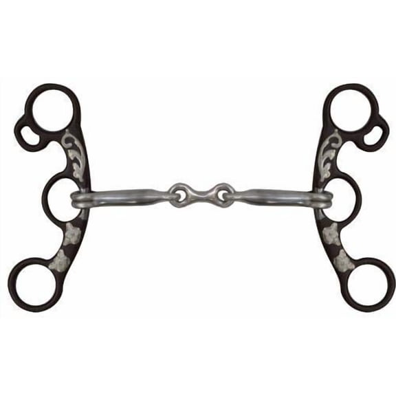 Showman Brown Steel Short Shank Dogbone Bit