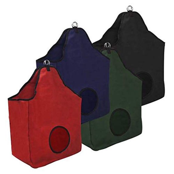 Showman Canvas Hay Bag (Black)