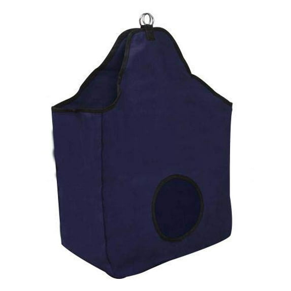 Showman Canvas Hay Bag (Navy)