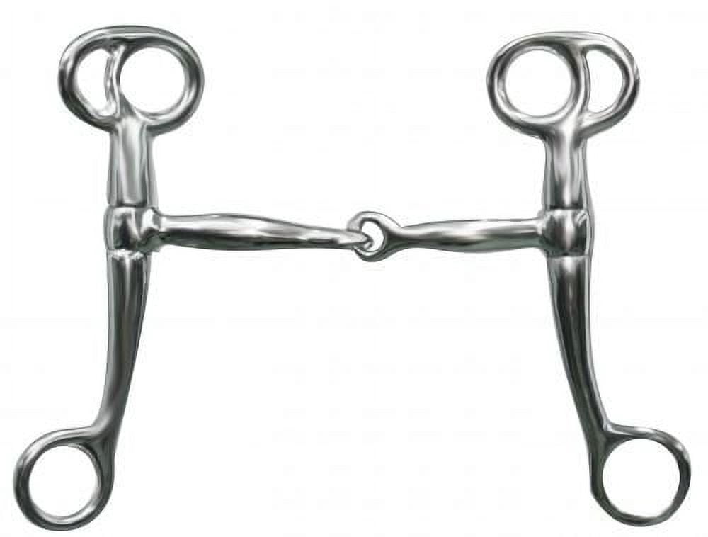 Mors De Conduite Showman - Demi-joue Escargot - Mini/poney - Chrome Plaqué - Neuf