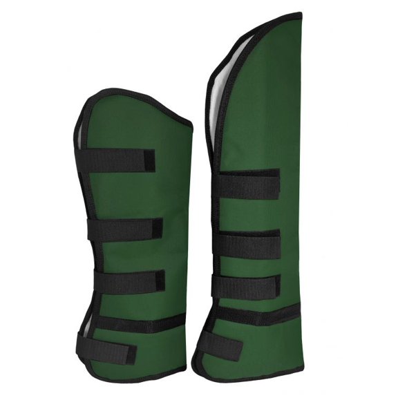 Showman Cordura Nylon Outer Shell w/ Fleece Lined Inner Shell Shipping Boots (Green)
