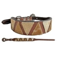 thumbnail image 1 of Showman Couture Hair-On Cowhide Leather Dog Collar (Medium), 1 of 1