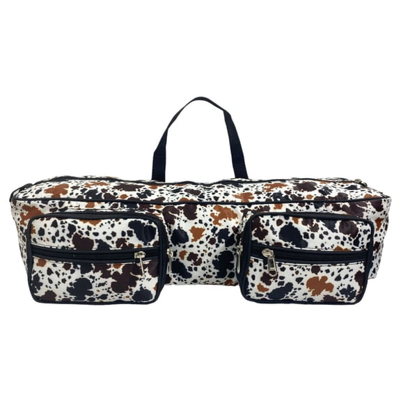 Showman Cow Print Cantle Bag