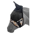 thumbnail image 1 of Showman Cow Print Fly Mask w/ Ears (Large), 1 of 2