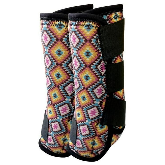 Showman Daybreak Aztec Elite Equine Sport Medicine Boots