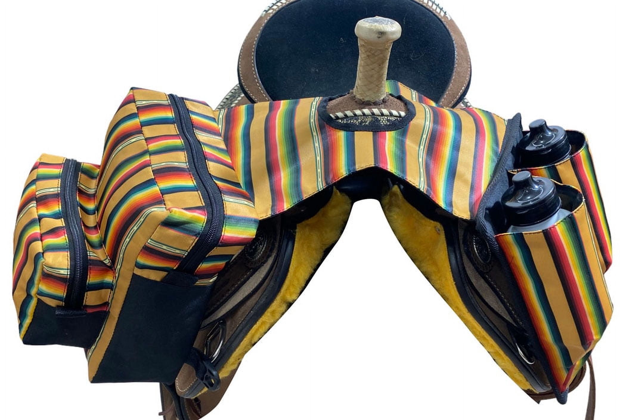 Showman Hip Pack (Fanny Pack) Bag with Striped Serape Print design main image 1