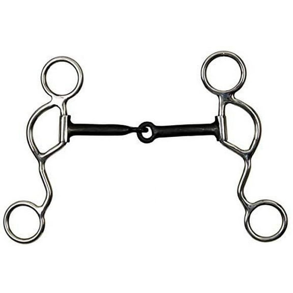 Showman Half Moon Cheek Snaffle Bit