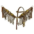 thumbnail image 1 of Showman Hand Painted Floral Accent Headstall & Breast Collar Set w/ Fringe, 1 of 1