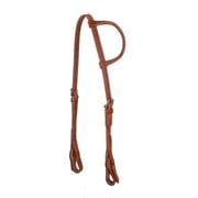 Showman Harness Leather Single Ear Headstall w/ Quick Change Bit Loops