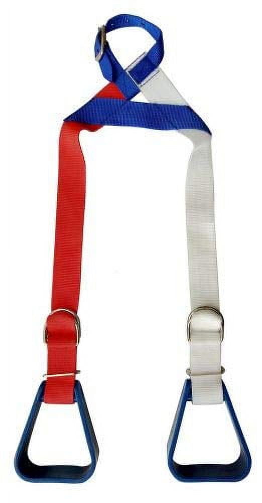 Étriers Showman Buddy Réglables – Nylon Rouge, Blanc Et Bleu, Solides Et Livraison Gratuite !