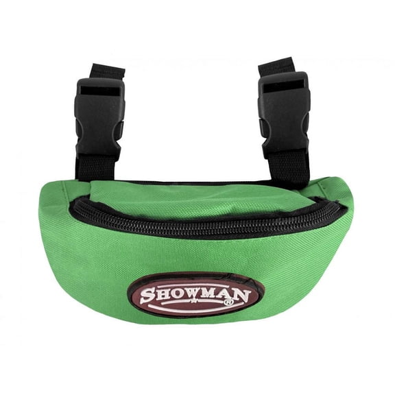 Showman Insulated Nylon Saddle Pouch (Green)