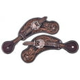 thumbnail image 1 of Showman Ladies Floral Tooled Spur Straps, 1 of 1