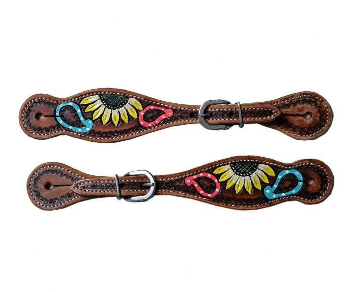 Showman ® Ladies Leather spur strap main image 0