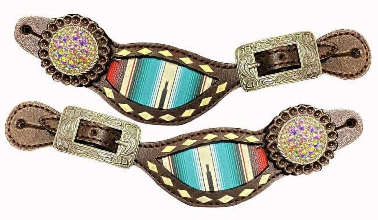 Showman ® Ladies Leather spur strap