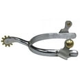 thumbnail image 1 of Showman Ladies Size Chrome Plated Spurs, 1 of 1