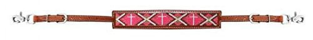 Showman Leather Wither Strap w/ Beaded Cross Design - Walmart.com
