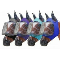 Showman Lycra Zipper Fly Mask w/ Ears