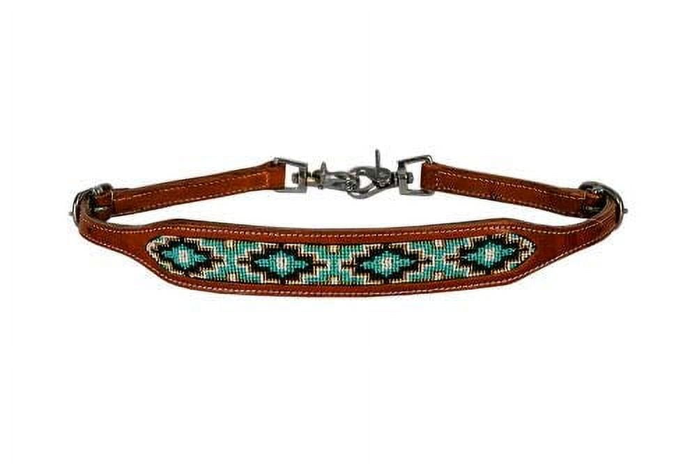 New! Showman ® Medium leather wither strap.