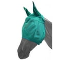 thumbnail image 1 of Showman Mesh Rip Resistant Fly Mask w/ Ears (Teal, Small Horse/Cob), 1 of 1