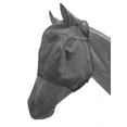 thumbnail image 1 of Showman Mesh Rip Resistant Fly Mask w/ Velcro Closure (Gray, Average Horse), 1 of 1