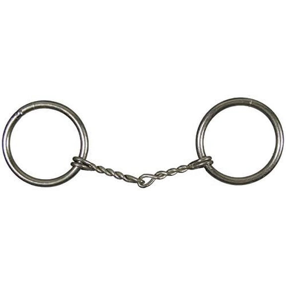 Showman Mini Nickel Plated O-Ring Snaffle Bit