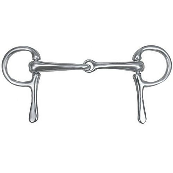 Showman Mini/Pony Chrome Plated Half Cheek Snaffle Driving Bit