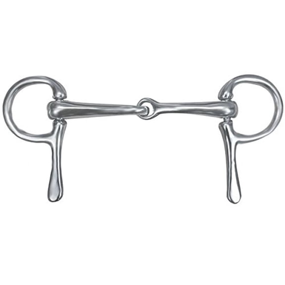 Showman Mini/Pony Chrome Plated Half Cheek Snaffle Driving Bit