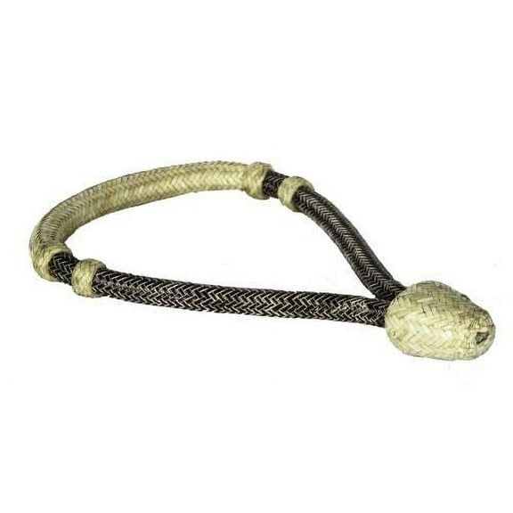 Showman Natural/Brown Braided Rawhide Core Bosal