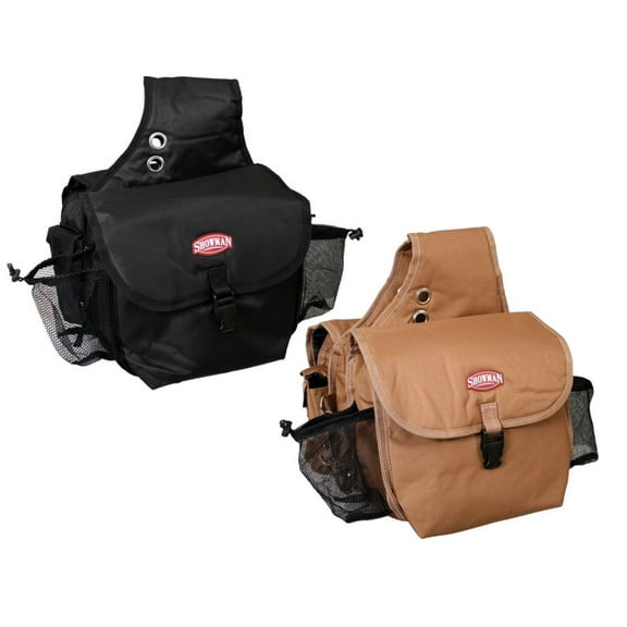Showman Nylon Cordura Insulated Saddle Bag with Buckle Closure