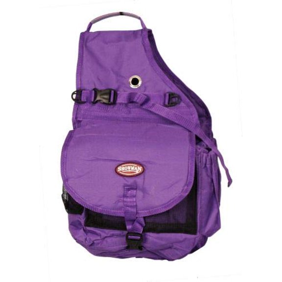 Showman Nylon Deluxe Multi Pocket Saddle Bag