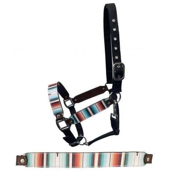 Showman Nylon Halter w/ Serape Print