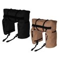 thumbnail image 1 of Showman Nylon Oversized Saddle & Cantle Bag (Black), 1 of 2