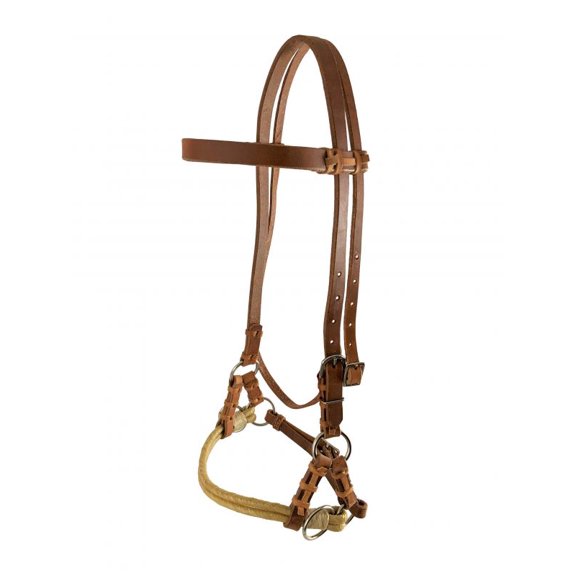 Showman Oiled Harness Argentina Cow Leather Side Pull