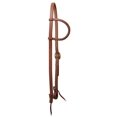 thumbnail image 1 of Showman Oiled Harness Leather Sliding Single Ear Headstall, 1 of 1