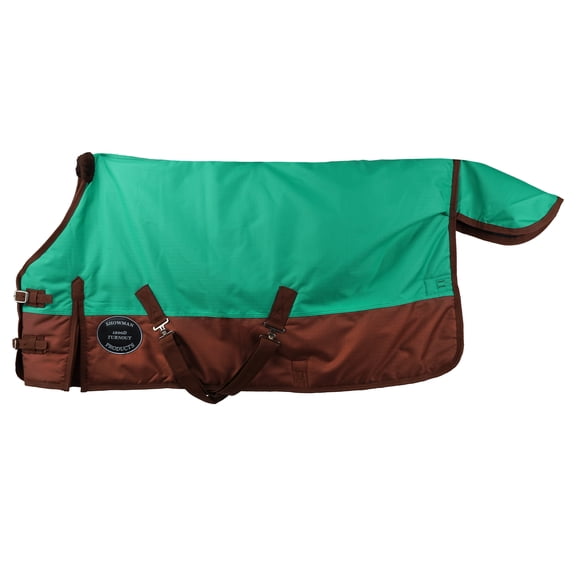 Showman Adjustable 56"-62" PONY/YEARLING 1200 Denier Turnout Blanket   (Teal)