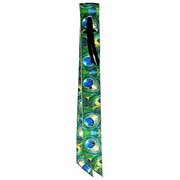 Showman Peacock Print Nylon Off Billet