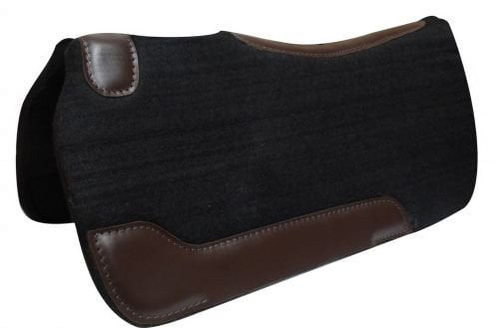 Showman Pony 24" x 24" Black Felt Saddle Pad