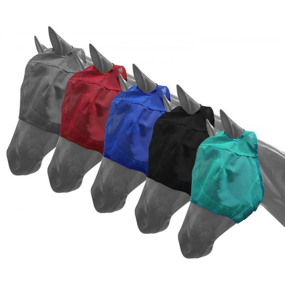 Showman Pony Mesh Rip Resistant Fly Mask (Black)