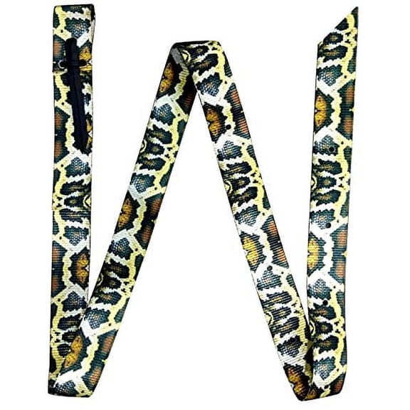 Showman Python Print Nylon Tie Strap