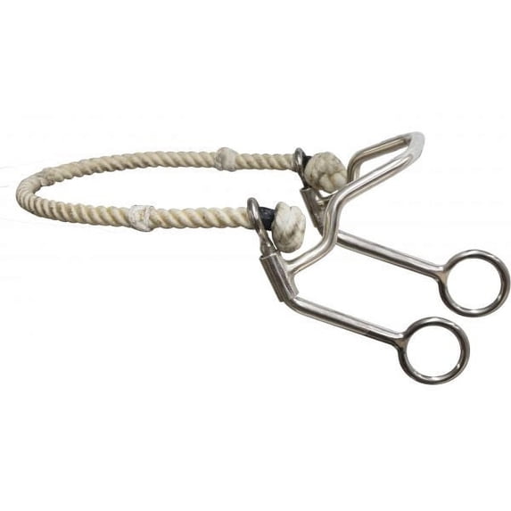 Showman Quick Stop With Rope Nose Hackamore