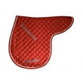 thumbnail image 1 of Showman Quilted English Saddle Pad (Red), 1 of 1