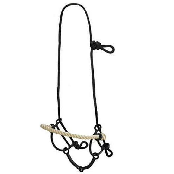 Showman Rope Gag Headstall w/ Sweet Iron Mouth Bit