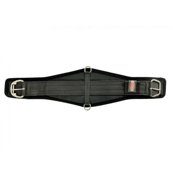 Showman Roper Style Neoprene Girth w/ Stick & Peel Design