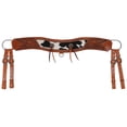 thumbnail image 1 of Showman Roper Style Tripping Collar w/ Cowhide Inlay & Tooling, 1 of 1