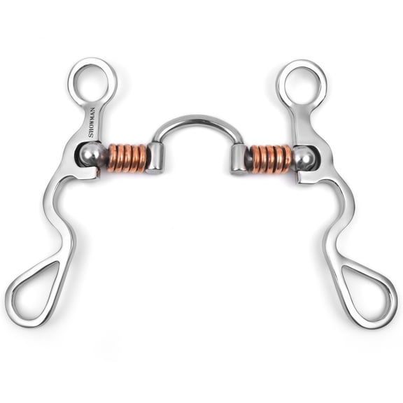 Showman S Shank Bit w/ Correction Port Rings