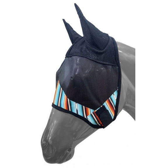 Showman Serape Southwest Print Fly Mask w/ Ears (Small)