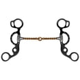 thumbnail image 1 of Showman Short Shank Twisted Copper Wire Snaffle Bit, 1 of 1