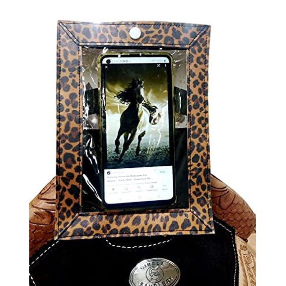 Showman Smart Phone Case w/ Cheetah Print for Saddle