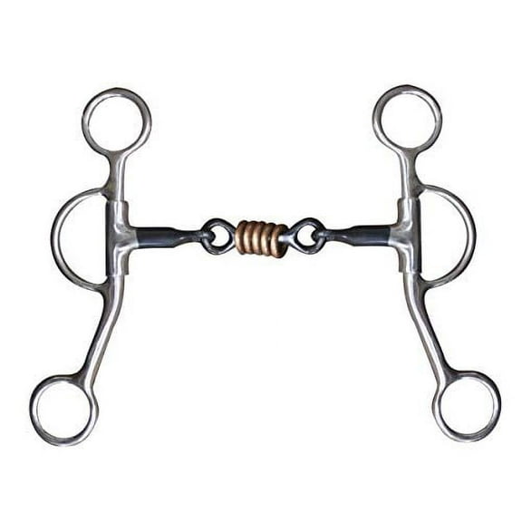 Showman Stainless Steel 5" Dogbone Snaffle Bit